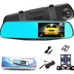 Cámara Espejo Retrovisor + Cámara de Reversa HD