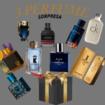 3pz Perfume Calidad 1.1 Sorpresa Hombre
