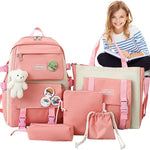 Mochila 5 En 1 Kawai