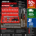Herramientas Mecánicas De Llave 46pz