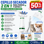 Cepillo Secador 2 En 1 Para Perros Y Gatos