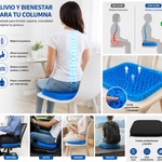 Asiento De Gelsilicon Con Funda